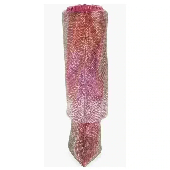 azalea wang wishful crystal embellished pointed toe boot - Picture 4 of 6